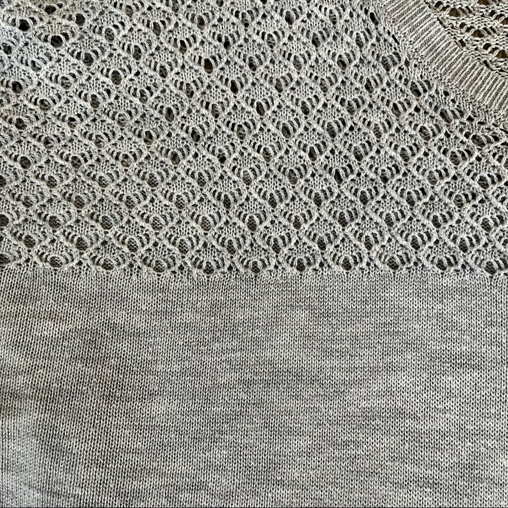 Banana Republic Crochet Short Sleeve Sweater - Picture 6 of 9
